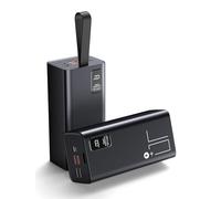 Liahomco Batterie Externe Grande Capacité 70000mAh，Power Bank Portable avec Charge Rapide PD 30W/QC 3.0，Ecran LCD，3 Sorties & 2 Entrées USB-C pour iPhone