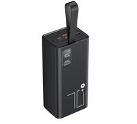 Liahomco Power Bank Batterie à charge rapide 70 000 mAh, 5 sorties 2 entrées Affichage LED, PD 30 W et QC 3.0, chargeur portable haute capacité, grande banque d'alimentation pour iPhone