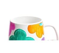 LIAILA DIY de Kit creatif adulte en céramique-2 tasses blanches vierges avec 12 stylos aquarelle Poterie adulte kit, cadeau créatif fait main pour enfants et adultes, idéal pour dessiner et créer
