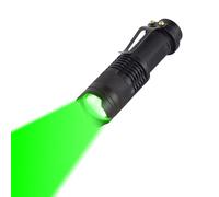 LIAISIMI Lampe de poche LED Lampe de travail multifonctions Mini-lampe portable 3 modes Lampe de poche pliable Idéale pour le camping, la randonnée, la vision nocturne, la pêche de nuit (1, green)