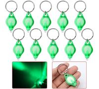 LIAISIMI LED UV porte - clés lampe de poche Mini LED porte - clés lampe portable porte - clés lampe de poche lumière noire UV chien urine testeur (10Pcs Green)