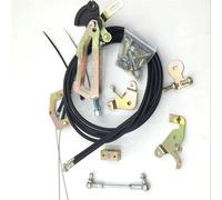 Liaison de carburateur Fajs DCOE 38 40 45 48 50 55 Liaison de tige de gaz de carburateur DCOE Câble d'accélérateur double compatible avec EMPI WEBER SOLEX