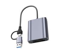 Liaison de carte professionnelle à double fente BE STANDARD prenant en charge une vitesse de transfert de 10 Gbit/s et un accord de plate-forme multiple USB Create USB Three Fraction Card Reader