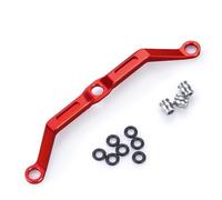 Liaison de Direction Liaison de Liaison en Laiton de Mise à Niveau en Aluminium en Aluminium Compatible avec Le modèle de Voiture RC Crawler à 18 échelles s'adapte à Un Style Hors Route véhicule(Red)