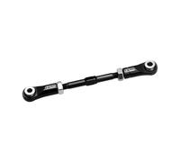 Liaison de direction servo en acier carbone 4140 + alliage d'aluminium 7075-T6 pour kit optique Vanquish 1:10 H10/Yokohama RTR/Sparco RTR Rock Crawler Upgrades - Noir