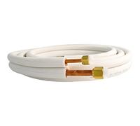 Liaison frigorifique prédudgeonnée db 1/4-3/8 épaisseur cuivre-isolant 0,8x0,8-6,5x8mm longueur 4m réf 77049