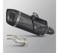 Liaison Tuyau Silencieux D'échappement Moto pour BMW R1200GS R1200 R 1200 GS Adventure, Double Trou, Collecteur Central Remplacement Moto Pot D'Échappement(Couleur 4)