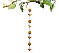 Liakyunf Chaîne de Récupération d'eau de Pluie,Déverseur d'eau pour Abeilles | Système de Collecte de Gouttière Décoratif avec Chaîne de Pluie pour Drainage de Toit Jardin