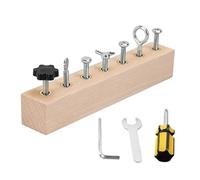 Liakyunf Ensemble de Tournevis Jouet pour Garçons et Filles - Établi de Jeu d'Imitation,Planche d'Activités Éducative en Bois avec Tournevis - pour Garçons et Filles Noël Anniversaire Maison Jardin