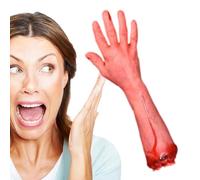 Liakyunf Fausse Main Coupée Halloween, Fausse Main Coupée Effrayante, Scary Fake Bloody Broken Severed Hand
