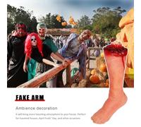 Liakyunf Fausse Main Coupée Halloween, Fausse Main Coupée Effrayante, Scary Fake Bloody Broken Severed Hand