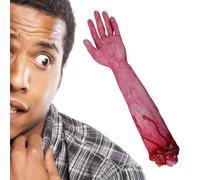 Liakyunf Fausse Main Coupée Halloween, Fausse Main Coupée Effrayante, Scary Fake Bloody Broken Severed Hand