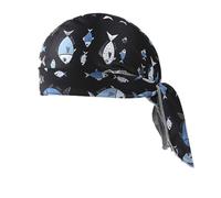 Liakyunf Foulard Bandana Pour Tête | Chapeau de Pirate Anti-UV pour Cyclisme,Couvre-Chef Ajustable Respirant pour Course à Pied et Vélo Style Pirate
