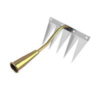Liakyunf Grattoir Désherbeur,Extracteur de Mauvaises Herbes Portable | Outil Multifonction Résistant à la Rouille pour Pelouse, Jardin et Ferme