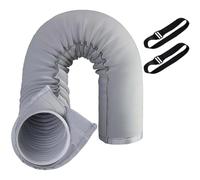 Liakyunf Housse De Protection Pour Tuyau De Climatiseur Mobile, Gaine Isolante Renforcée Pour Tuyau D'évacuation De Climatiseur, Protection Antipoussiere 150mm Pour Appartement Garage Chambre