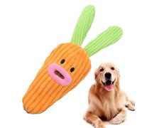 Liakyunf Jouets Couineurs pour Chiens - Peluche Carotte de Pâques pour Animaux | Jouets À Froissement pour La Dentition des Chiots - pour Chiot Petit et Moyen Usage Intérieur Extérieur Jardin Cour