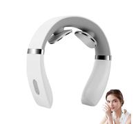 Liakyunf Masqueur Cervical Électrique - Massageurs Pour Nuque Et Dos | Appareil de Massage Vibrant Rechargeable 10 Vitesses Portable Détente Maison Voyage Tissus Profonds Réglable