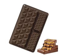 Liakyunf Moule À Barre Chocolat,Moules À Chocolat Antiadhésifs | Moule Rectangulaire Anti-Adhésif À Démoulage Facile Pour Savon Gelée Glaçons Snacks - Anniversaires Mariages Noël Halloween Fêtes