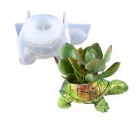 Liakyunf Moules de jardinières en béton, Moule en béton de jardinière de - Moule de Ciment en béton en Silicone - Animal Fun Moule pour plâtre Ciment Clay Resin Craft Home Decor