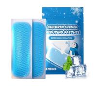 Liakyunf Patchs rafraîchissants | Pochette Nomade - Patchs Apaisants en Gel pour Fortes Températures | Pour Maman, Adolescents, Camping,