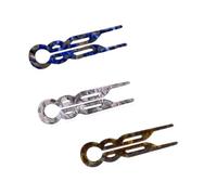 Lialys Lot de 3 épingles à cheveux élégantes pour femme, adaptées à tous les types de cheveux (3 pièces-4)