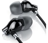 LIAM&DAAN Ecouteurs intra-auriculaires en céramique "Urban" In Ear Earphone / 8mm Treiber / Aramid Kabel