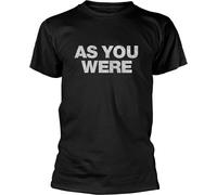 Liam Gallagher - "As You Were" T-shirt homme/femme unie RO7242 (S) (Noir)