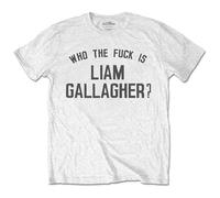Liam Gallagher - Liam Gallagher - T-shirt WHO THE FUCK IS - Adulte (XL) (Blanc)