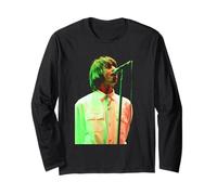 Liam Gallagher Oasis Singer en Concert à Knebworth 1996 Manche Longue