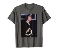 Liam Gallagher of Oasis Live Tambourin par Andy Willsher T-Shirt