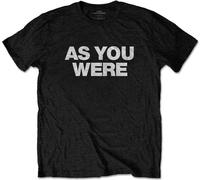 Liam Gallagher Tričko As You Were Unie Noir 2XL