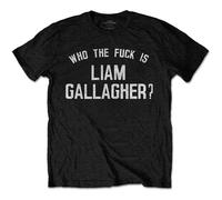 Liam Gallagher Who the F Autorisé T-shirt Hommes