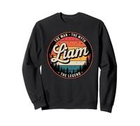 Liam Man The Myth The Legend Nom personnalisé Vintage Sweatshirt
