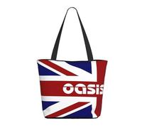 Liam Singer Gallagher Sac Fourre-Tout Pour Femme - Sac De Courses Réutilisable Au Design Britpop Rock - Cadeau écologique Pour Les Fans De Musique - Sac à Main En Toile Pour Un Usage Quotidien