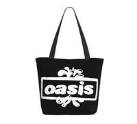 Liam Singer Gallagher Sac Fourre-Tout Pour Femme - Sac De Courses Réutilisable Au Design Britpop Rock - Cadeau écologique Pour Les Fans De Musique - Sac à Main En Toile Pour Un Usage Quotidien