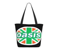 Liam Singer Gallagher Sac Fourre-Tout Pour Femme - Sac De Courses Réutilisable Au Design Britpop Rock - Cadeau écologique Pour Les Fans De Musique - Sac à Main En Toile Pour Un Usage Quotidien