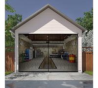 LIAMST Moustiquaire de porte de garage pour 1 porte de garage de voiture - 2,9 x 2,1 m - En fibre de verre renforcée - Aimants haute énergie - Mains libres