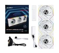 Lian Li 12RTLLCD1W3W système de refroidissement d'ordinateur Boitier PC Ventilateur 12 cm Blanc