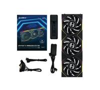 Lian Li 12TLLCD1W3B système de refroidissement d'ordinateur Boitier PC Ventilateur 12 cm Noir