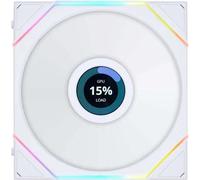 Lian Li 14RTLLCD1W Uni Fan TL LCD 140 RGB Reverse Blade 140 RGB 140mm blanc