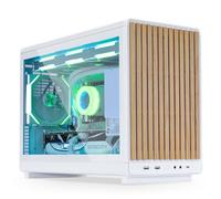 Lian Li A3-mATX Wood Edition Micro Form Factor Boîtier pour ordinateur/armoire de jeu Blanc Compatible avec M-ATX/ITX -G99.A3W-WDG.in