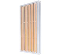 Lian Li AeroDeck vertical pour B4 mATX | Support de ventilateur 3 x 120 mm | Verre trempé | Refroidissement du GPU | Accessoire DAN Cases Collab, blanc