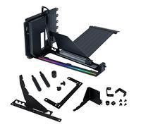 Lian Li ATX VG4v4 Boîtier PC 4 emplacements pour GPU Vertical - Câble élévateur PCI-E 5,0 x 16-200 mm, Compatible PCIe 3.0/4.0, Position réglable, s'adapte à la Plupart des boîtiers PC (VG4v4 Noir)