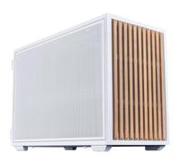 LIAN LI B4-mATX Boîtier PC 21,3 L, GPU 358 mm, 360 AIO, 2 ventilateurs fins, bois noir | 2 ventilateurs préinstallés de 120 mm, prend en charge AIO 360 mm, bloc d'alimentation ATX 140 mm