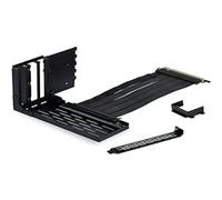 Kit Riser PCIe 4.0 16X Lian-Li pour O11 Dynamic Evo avec support frontal et nappe 20cm (Noir)