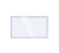 Lian Li DAN Cases A3-2W Panneau Latéral Midi Tower en Verre Trempé Blanc - 448.3mm x 11.4mm x 267.9mm - Aluminium, Acier et Verre Trempé