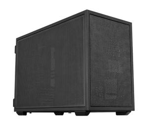 Lian Li DAN Cases B4 Micro-ATX Boîtier PC Noir | Noir, châssis SFF 21,3L, support GPU à 4 emplacements de 358 mm, bloc d'alimentation ATX/SFX, AIO 360 mm avec bloc