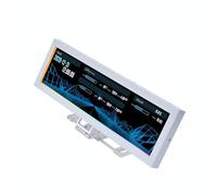 Lian Li Écran universel 8,8" pour PC - Montage réglable pour toute configuration d'ordinateur - Cadre ARGB personnalisable - Panneau d'affichage de la température du PC - Écran LCD - Mini moniteur