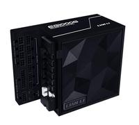 Lian Li Edge Series EG1000G.BH Bloc d'alimentation modulaire Complet 1000 W (hub de Ventilateur Inclus) - Or ATX 3.0, 3.1-PCIE 5.1-Forme L pour boîtier à Double Chambre - Ventilateur FDB de 120 mm