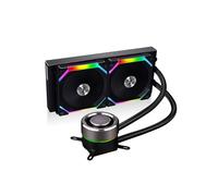 Lian Li GALAHAD-AIO-240-V2-RGB-BLACK : Refroidisseur liquide AIO 240mm pour CPU (Sockets LGA 115x/1200/1700, AM4/AM5), 2x 12cm, PWM, RGB, 69.17 CFM, 2.6 mmH2O